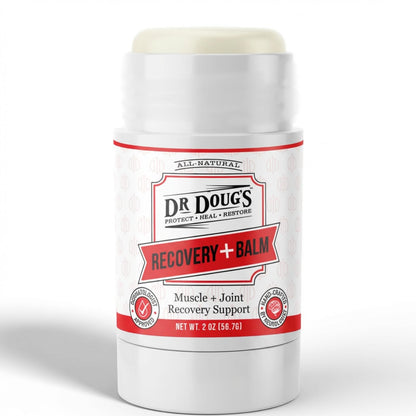 Dr. Doug's Recovery Balm – Organic Arnica & Magnesium Topical Rub – Soothing Support Lotion for Active Muscles, Joints, & Skin – Dermatologist Approved, Handmade in USA, Organic 2 oz Twist-Up Stick Dr. Doug'sBuy Supplements Australia