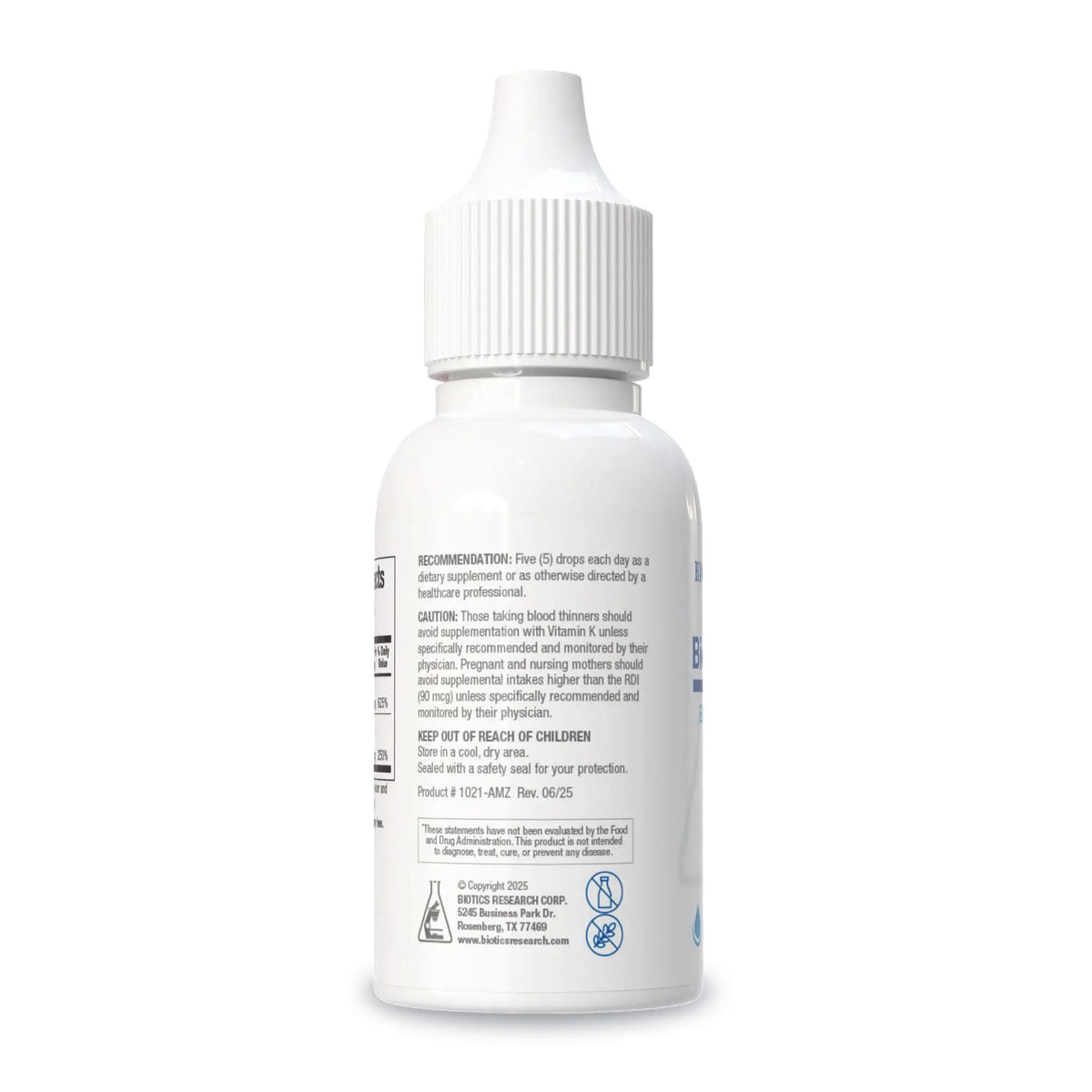 Biotics Research Bio-DK-Mulsion™–Emulsified Liquid Vitamin D and K, D3 Drops 125 mcg & Vitamin K (K1, K2) 300 mcg MK-7–Supports Stronger Bones BIOTICS RESEARCHBuy Supplements Australia