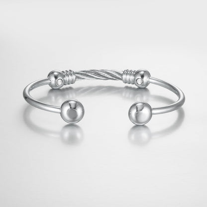 EnerMagiX Magnetic Bracelet for Women for Arthritis and Joint,Twisted Cable Stainless Steel Bangle EnerMagiXBuy Supplements Australia