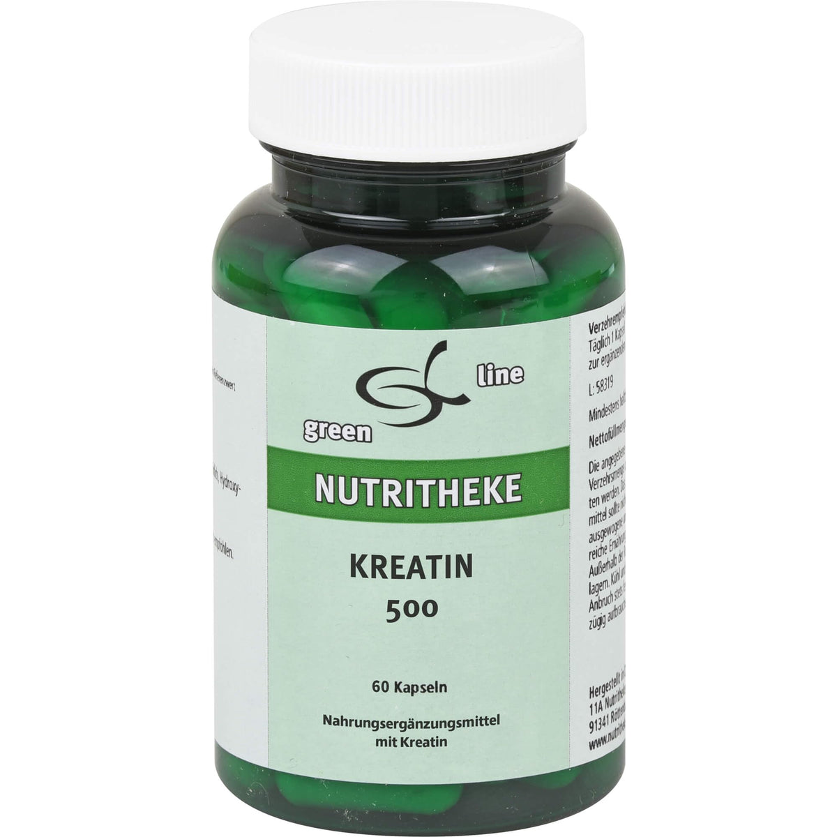 Creatine 500 Capsules Pack of 60