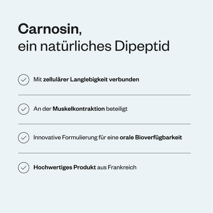Carnosine (L-Carnosine) - Helps Reduce Glycation - Cell Protection - Anti-Ageing Effect - Vegan - Gluten Free - SuperSmart