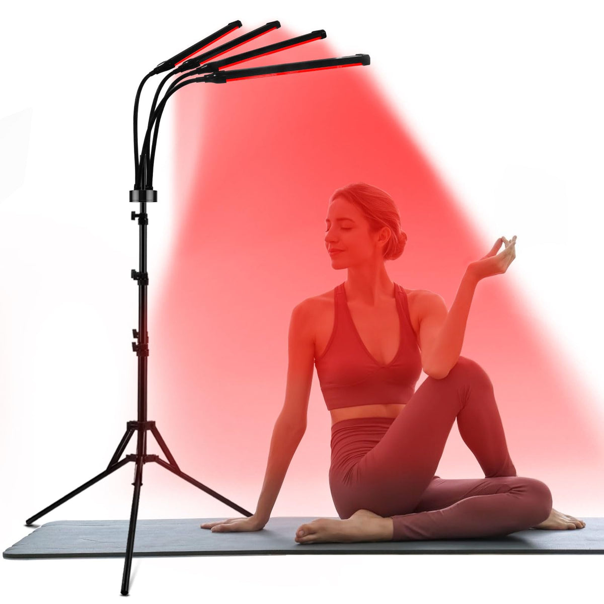 Red Light Therapy for Body with Tripod, 180LEDs Upgrated 3-in-1 Chip Infrared Light Therapy Device
