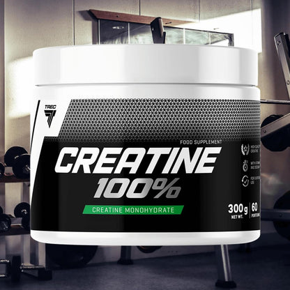 Trec Nutrition Creatine - 1 Pack x 300 g - Creatine Monohydrate with Vitamin C - Muscle Building - Extra Strength