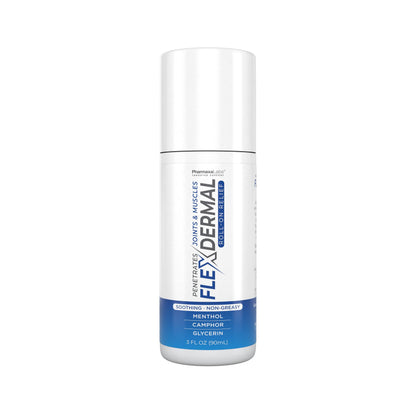 Flexdermal Topical Joint Relief Cream - Relieves Minor Aches and Discomfort in Muscles & Joints - Promotes Comfort, Mobility & Flexibility - Contains Menthol - Roll-On Gel - 3 fl oz (Pack of 1) FlexdermalBuy Supplements Australia