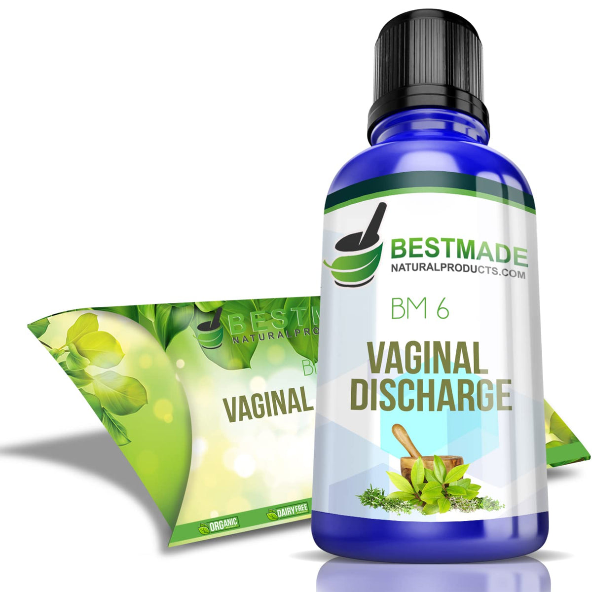 Vaginal Discharge BM6 - Natural Remedy for Leucorrhea, Unusual Vaginal Discharge & Odor, Helps Relieve