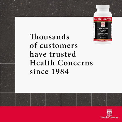 Health Concerns Channel Flow – Muscle Relaxation & Pain Support Supplement for Men & Women – Corydalis Root Extract – Chinese Herbal Formula for Headaches, Joint & Menstrual Discomfort – 180 Capsules Health ConcernsBuy Supplements Australia