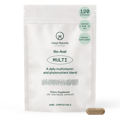 Adapt Naturals Multivitamin for Women & Men, Bioavailable Easy-to-Absorb Multivitamin Daily Supplement with Biotin, Niacin, Vitamin A, B, C, D, E, K1, Zinc, Magnesium - Immune Support - 30 Day Supply ADAPT NATURALS BY CHRIS KRESSERBuy Supplements Australia