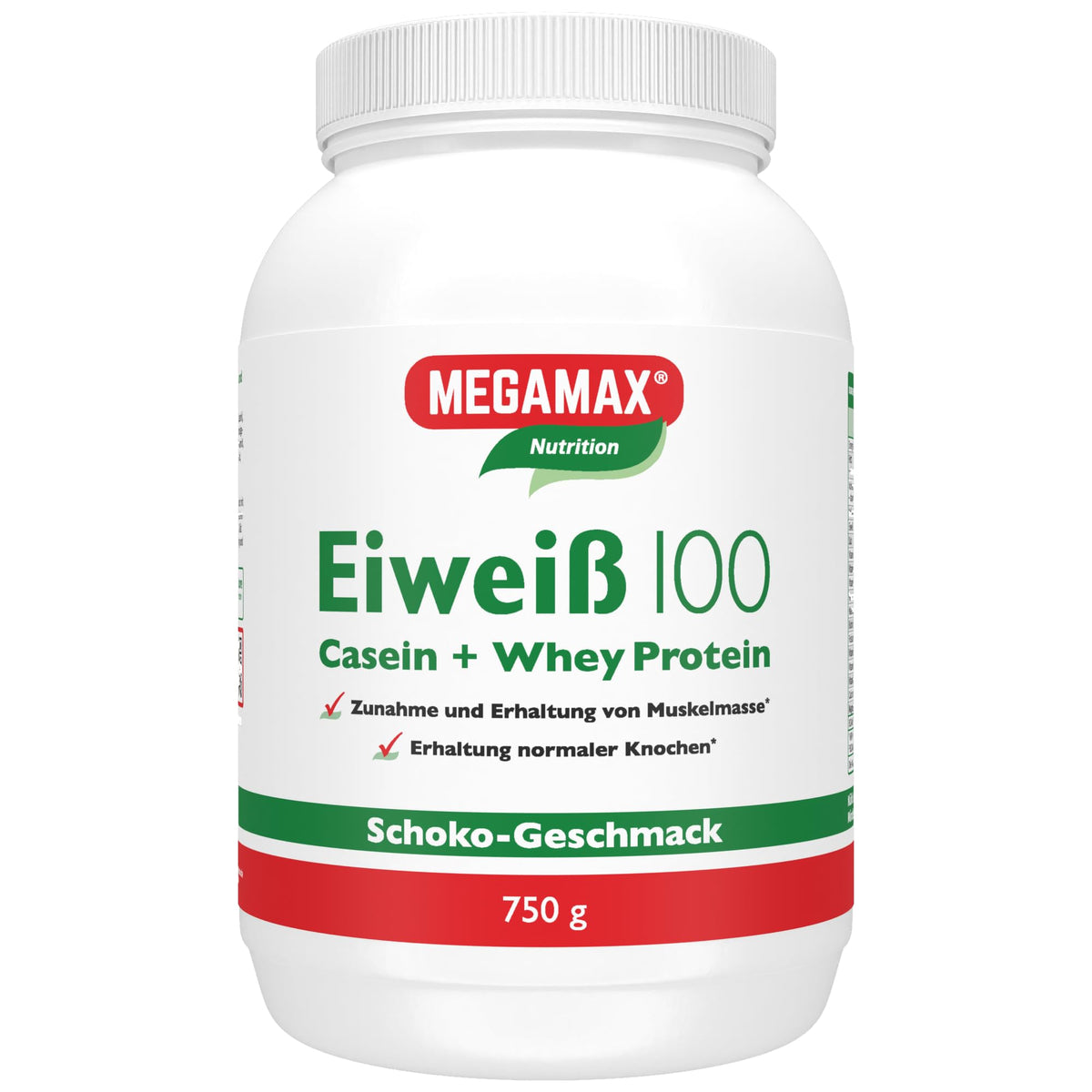 Megamax Protein Chocolate 750 g, Whey Protein + Milk Protein for Muscle Building, Diet, 2K Protein Ideal for Baking, High-Quality Low Carb Protein Shake, Apartame-Free Protein Powder with Amino Acids