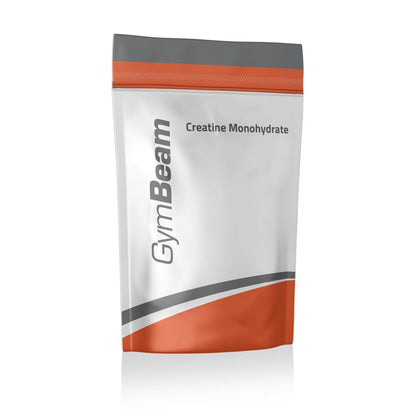 Creatine Monohydrate Powder - High Dose, 100% Pure Creatine Monohydrate, Vegan & No Additives, Perfectly Soluble, for Fitness & Weight Training, 100 Servings - GymBeam (500 g, Unflavored)