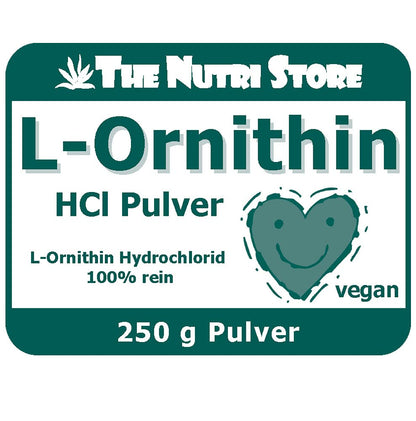 L-ORNITHIN Hydrochloride Pure Powder 250 g Powder