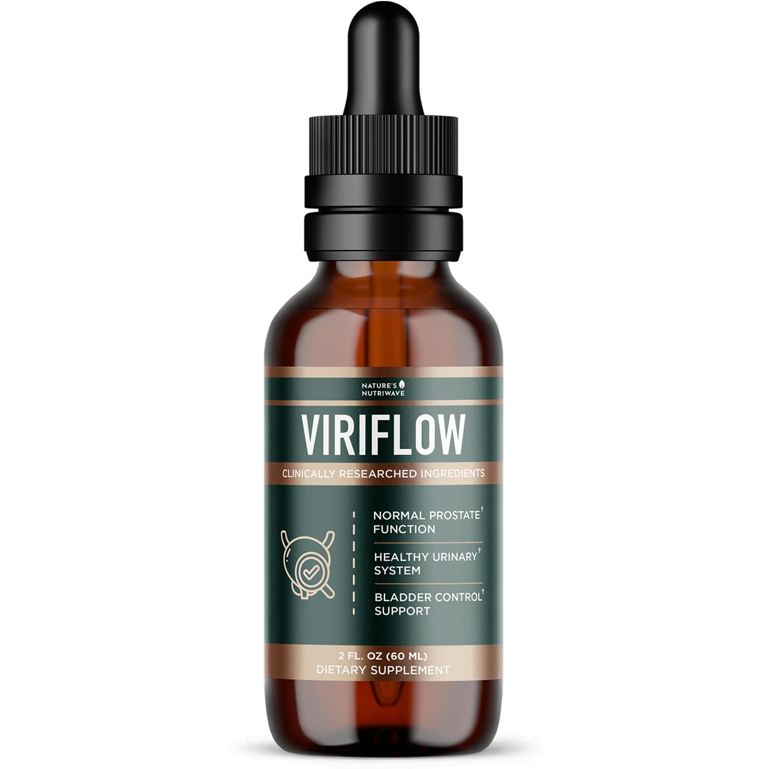 Nature’s NutriWave ViriFlow Liquid Supplement with Plant & Mineral Extracts – Natural Formula, Non-GMO, Made in USA, GMP-Certified – Easy-to-Use Liquid Drops, 60 mL, 2 Oz, 1 Month Supply Nature’s NutriWaveBuy Supplements Australia