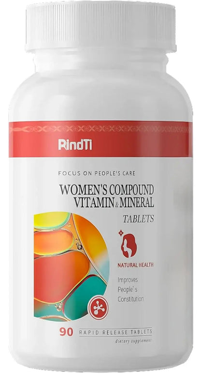 RindTi Multivitamin for Women 50+, Daily Women 50+ Multi-Vitamin with Vitamins A, B,C, E for Energy, & Bone & Immune & Skin& Hair Support, 90 ct RindTiBuy Supplements Australia