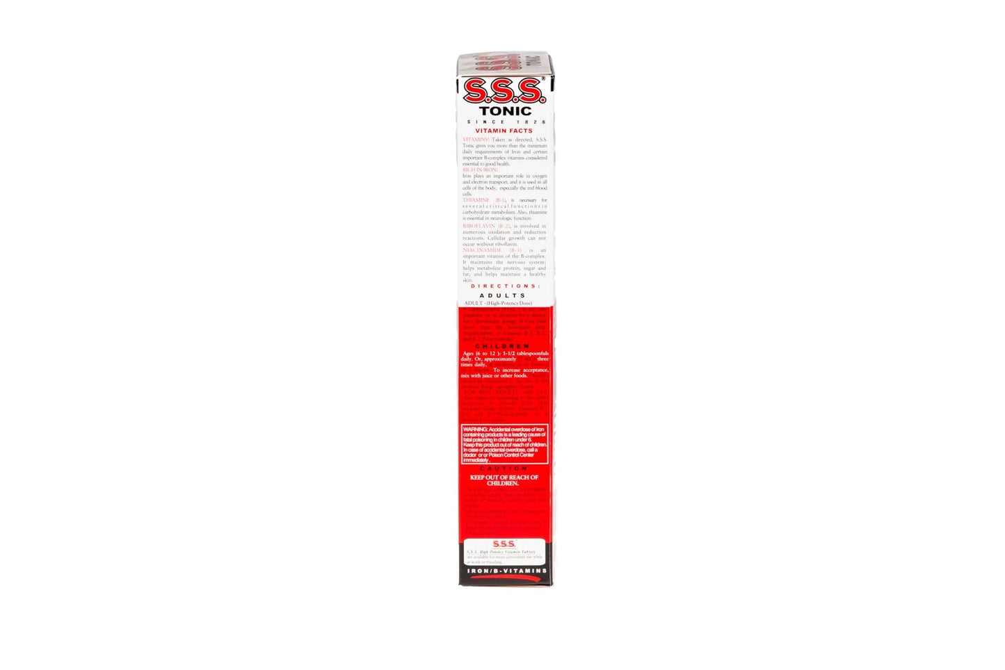 S.S.S. Tonic, Iron and Vitamin B Supplement, High Potency Vitamins, Bottle,10 Fl Oz (Pack of 1) S.S.S. CO.Buy Supplements Australia