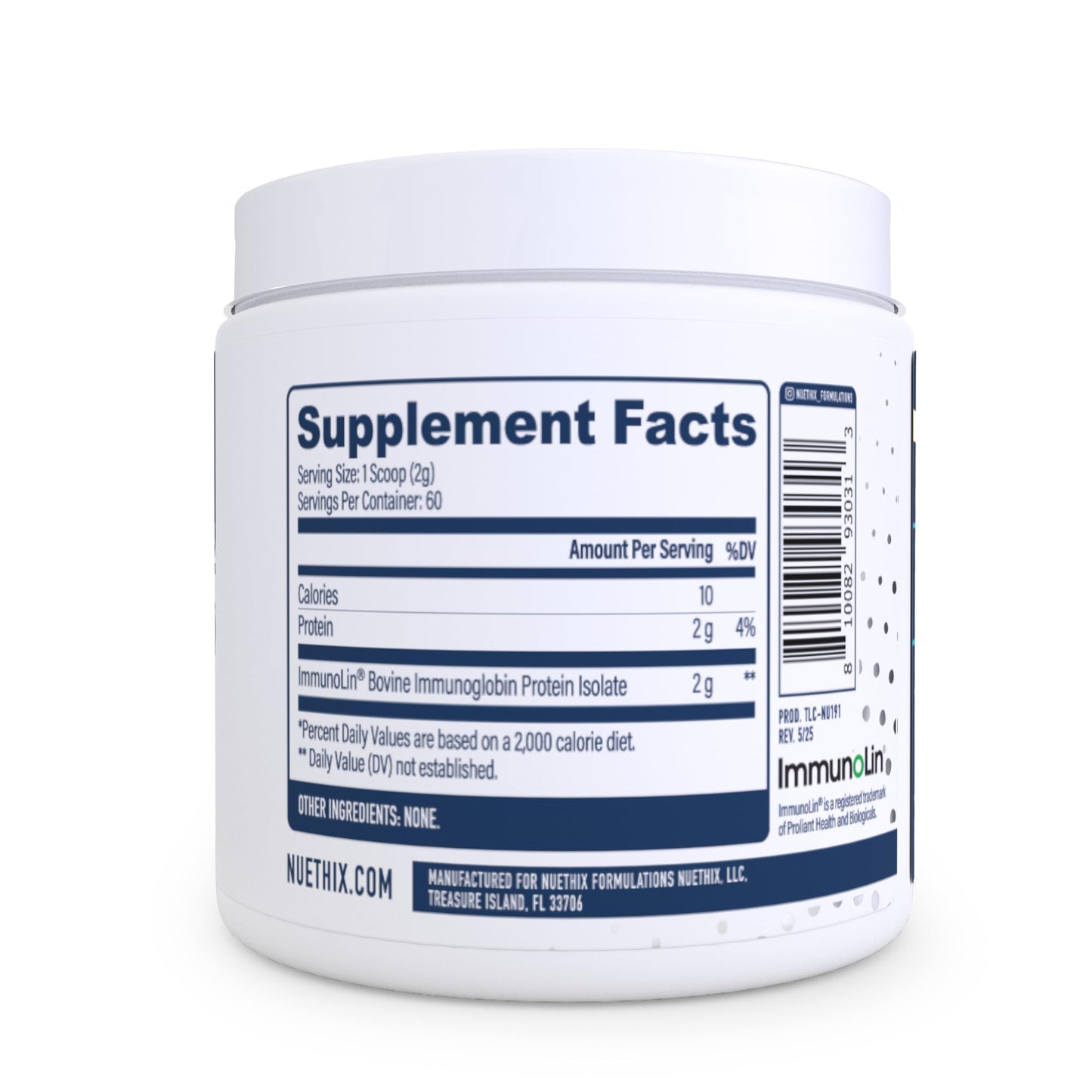 NuEthix Formulations Bloat Eaze Pro Support for Gut Barrier Function Dietary Supplement, 60 Servings