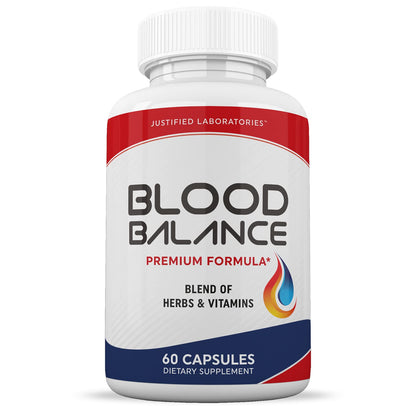 (3 Pack) Blood Balance Advanced Formula 620MG Supplement Pills 180 Capsules Justified LaboratoriesBuy Supplements Australia