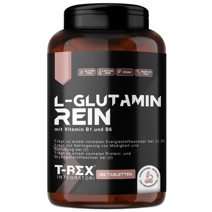 L-Glutamine Ultrapure, 150 Tablets 700 mg - Reduces Fatigue After Training - Recovery Post Workout