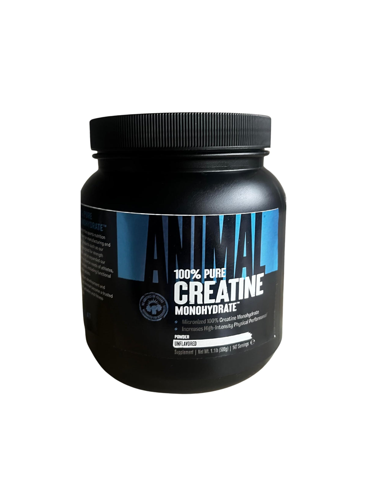 ANIMAL Pure Creatine Monohydrate Powder, 500 g | Pure micronised creatine monohydrate, 5 g creatine per serving, easily absorbable, neutral in taste
