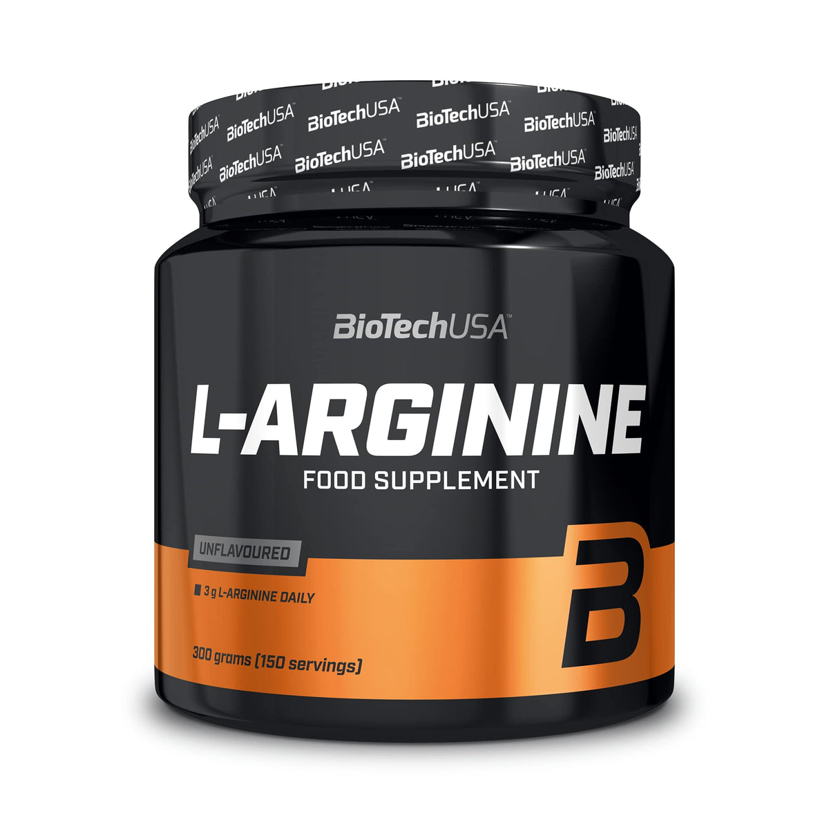 BioTechUSA L-Arginine | 100% Pure L-Arginine Amino Acid Complex | Powder form for your own mixtures | Promotes NO production | Sugar and fat free | 300 g, without flavour
