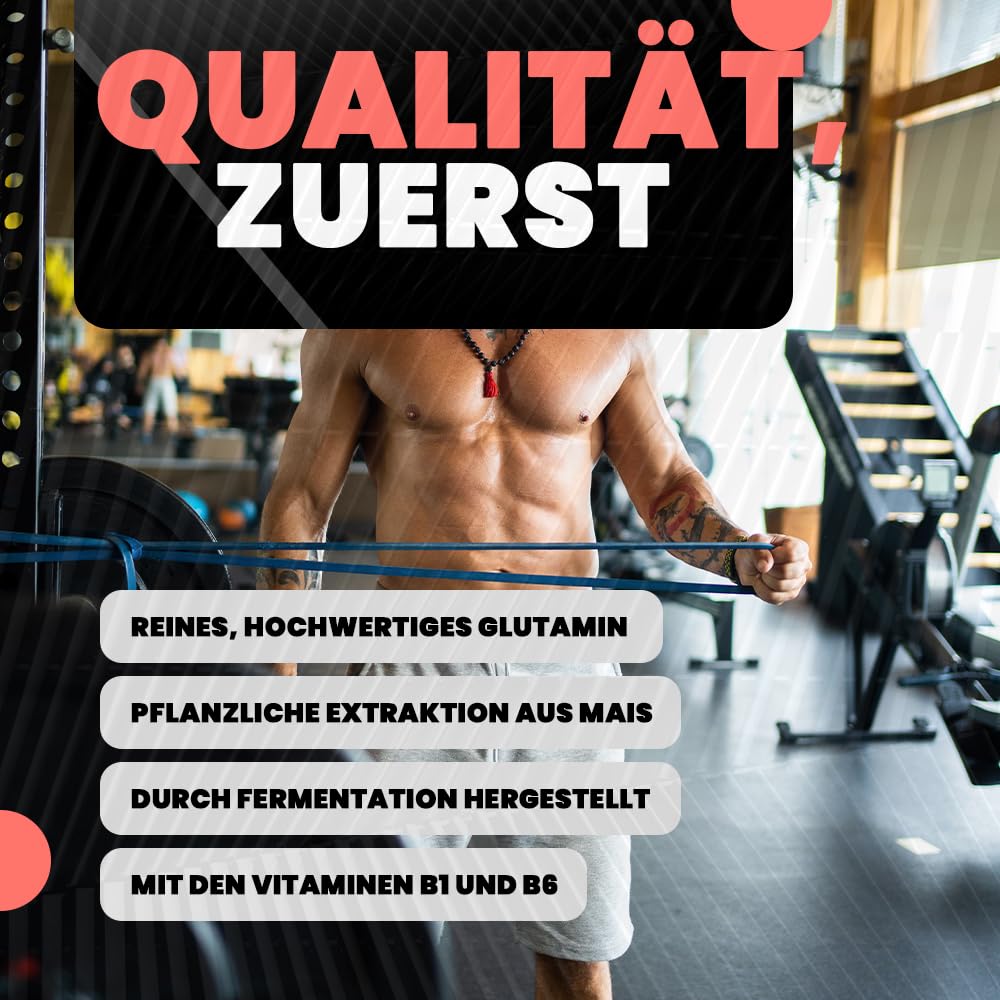 L-Glutamine Ultrapure, 150 Tablets 700 mg - Reduces Fatigue After Training - Recovery Post Workout