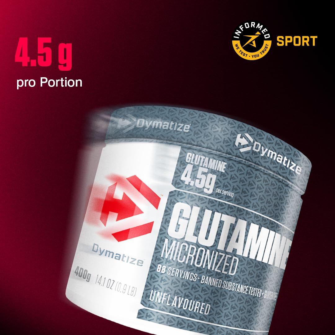 Dymatize Glutamine Miconized Unflavoured Powder 400g - Aminosäure - Glutamin