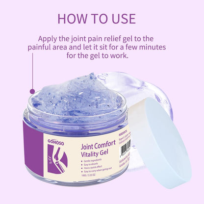 Joint Purple Gel, Cooling Massage Cream with Turmeric for Back, Neck, Joints & Muscles – Hydrating Gel for Active Lifestyles ENVISHABuy Supplements Australia