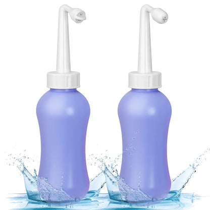 450ml Peri Bottle Postpartum for Feminine Care, 2 Pack Portable Travel Bidet for Toilet, Perineal Bottle