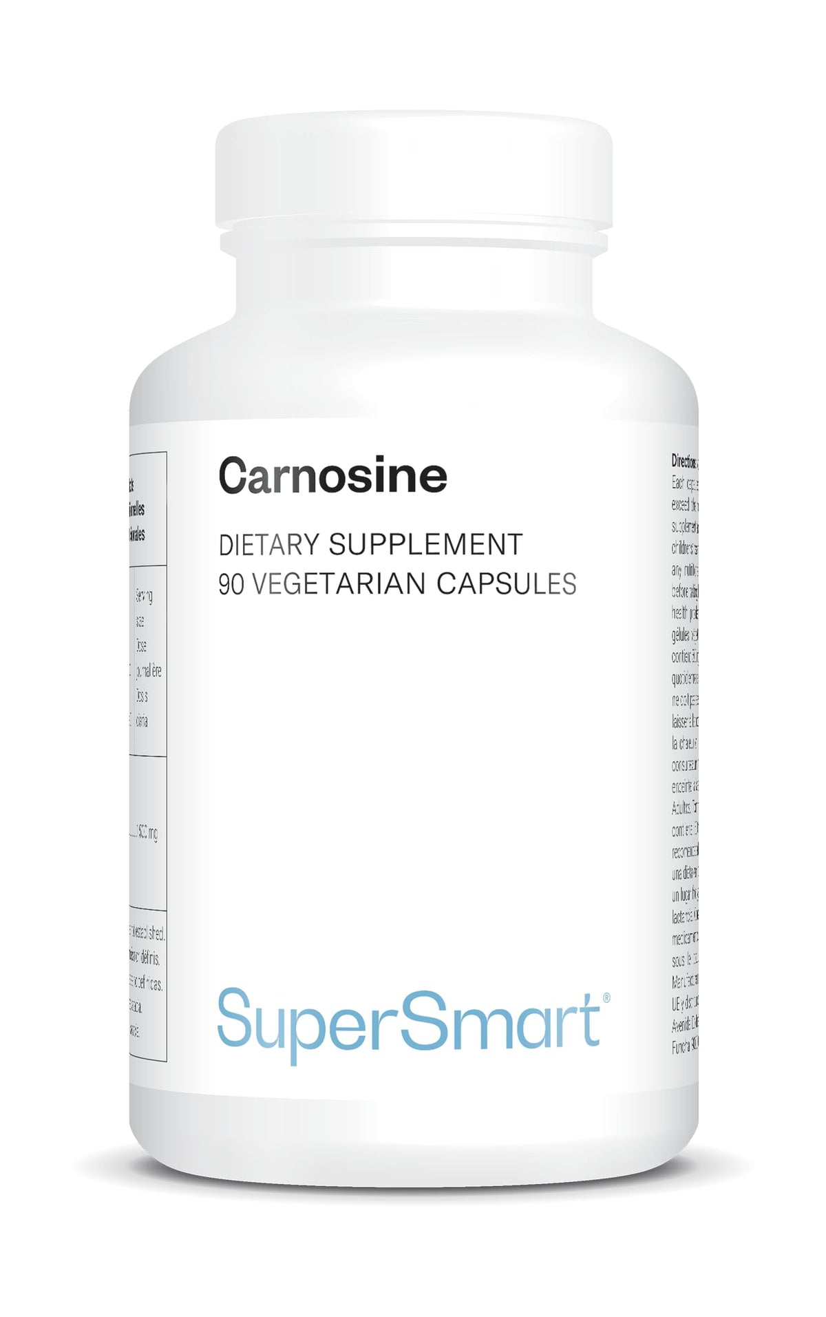 Carnosine (L-Carnosine) - Helps Reduce Glycation - Cell Protection - Anti-Ageing Effect - Vegan - Gluten Free - SuperSmart
