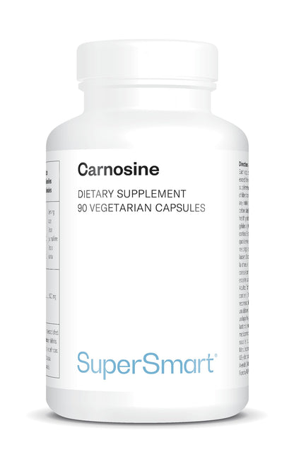 Carnosine (L-Carnosine) - Helps Reduce Glycation - Cell Protection - Anti-Ageing Effect - Vegan - Gluten Free - SuperSmart