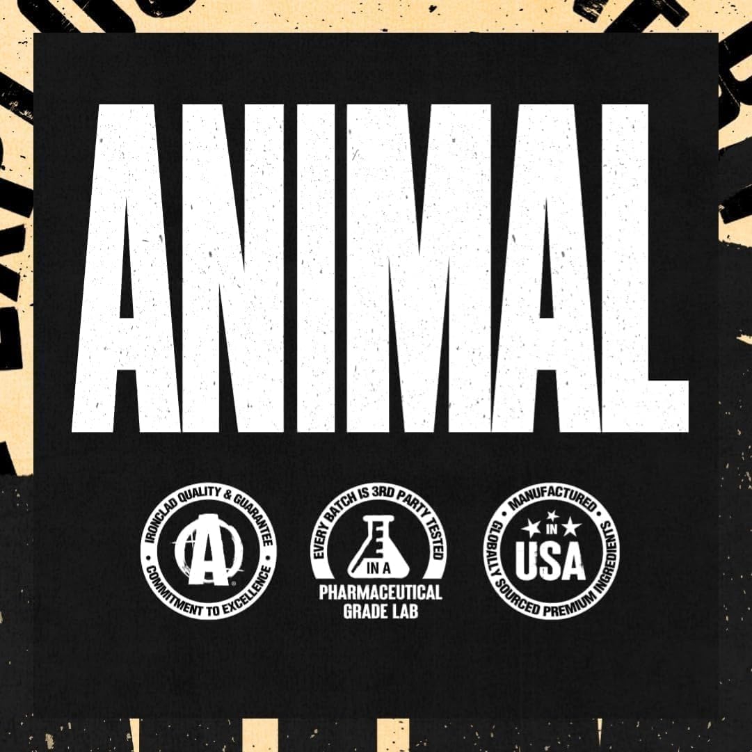 Animal Whey Protein Chocolate - Muscle Building & Optimal Muscle Nutrition, with Digestive Enzymes, Protein Powder with Whey Isolate for Post-Workout Protein Shakes, 2.3kg