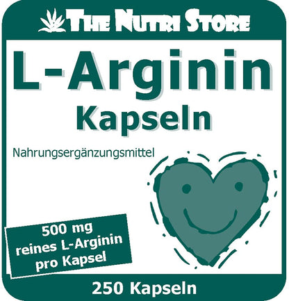 Buy ​L-Arginine 500 mg Capsules Pack of 250 - OmniHealthRx Usa supplements
