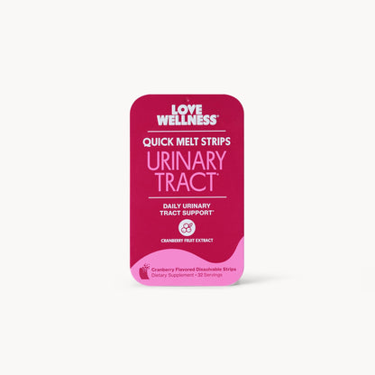 Love Wellness Urinary Tract* Quick Melt Strips - Fast-Dissolving UT Support with 36 mg PACs from Cranberry Fruit Extract - Promotes Urinary Health* - No Water Needed - Vegan and Sugar Free - 32 Strips Love WellnessBuy Supplements Australia