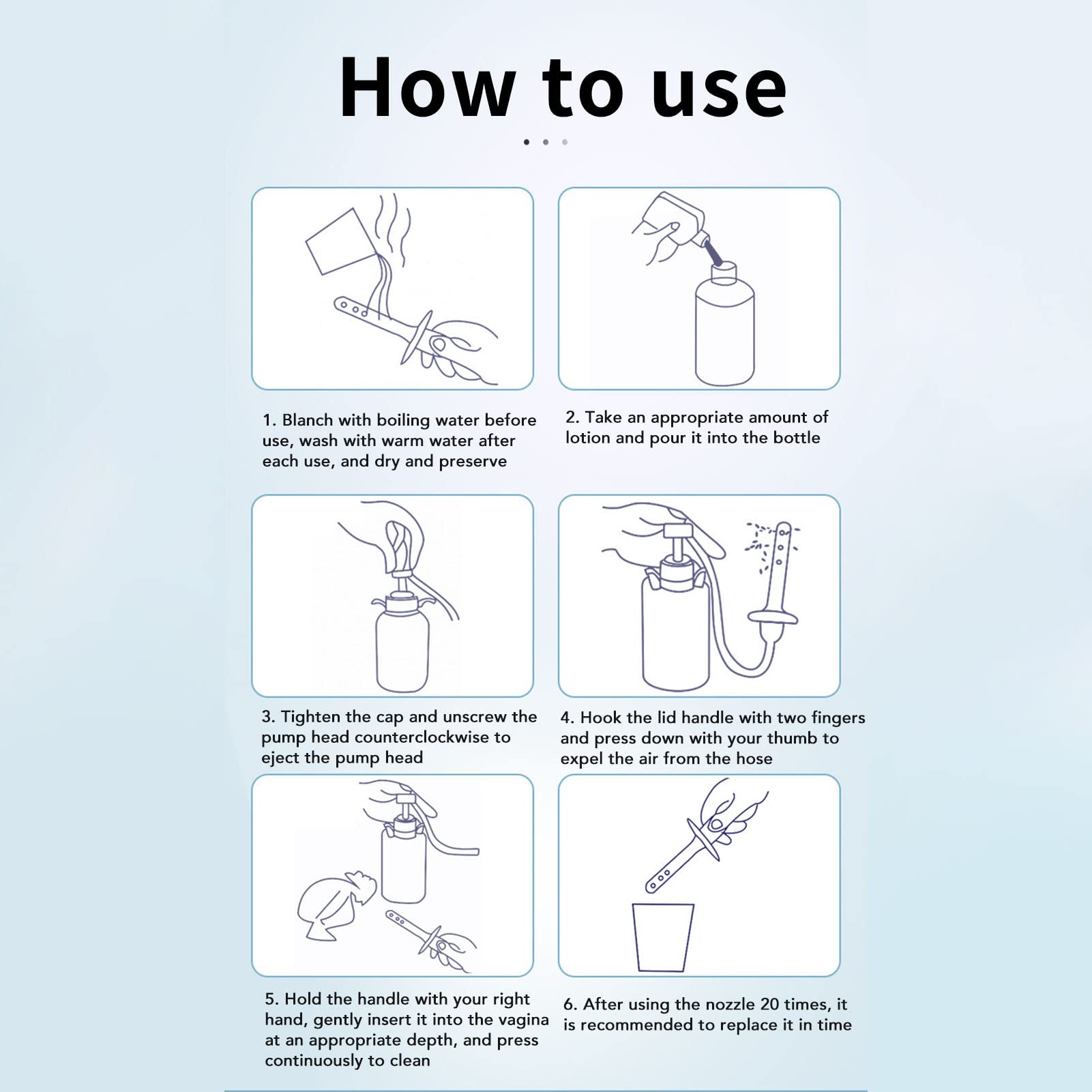 Vaginal Douche Cleaner,350ml Vaginal Cleanser Vaginal Douche Reusable Vaginal Cleansing System BrrnooBuy Supplements Australia