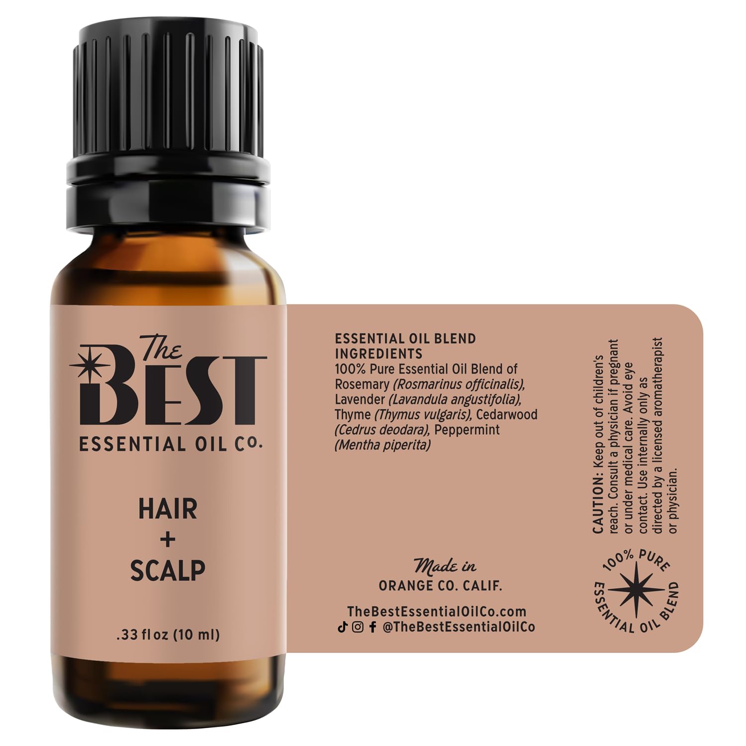 The Best Hair + Scalp Essential Oil Blend- Premium Grade- 100% Pure & Natural for Aromatherapy The Best Essential Oil CoBuy Supplements Australia
