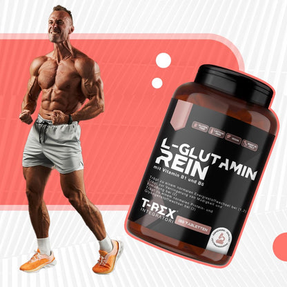 L-Glutamine Ultrapure, 150 Tablets 700 mg - Reduces Fatigue After Training - Recovery Post Workout