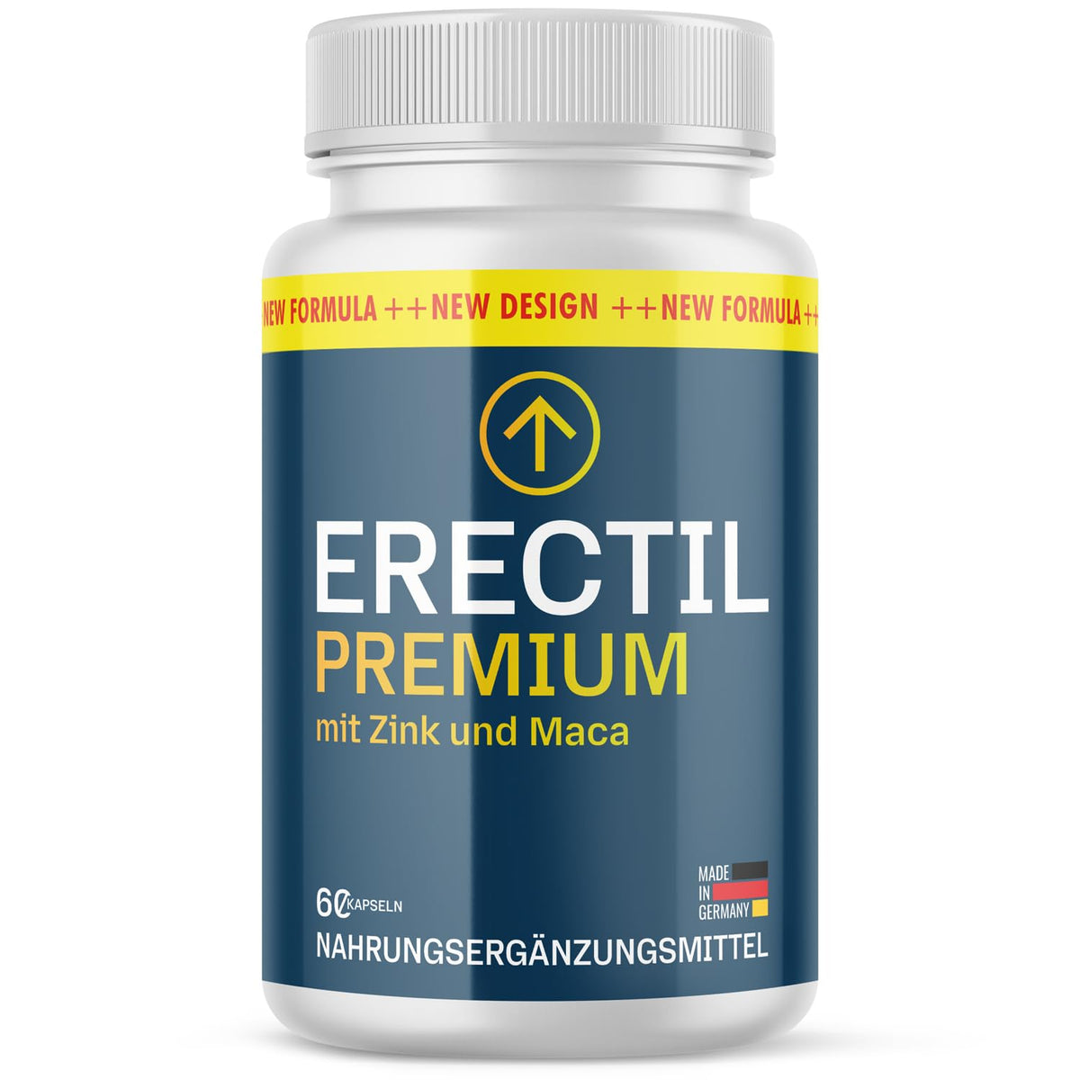 Erectil Wunder Premium Capsules | Power for Active Men | Easy to Use | 60 Capsules