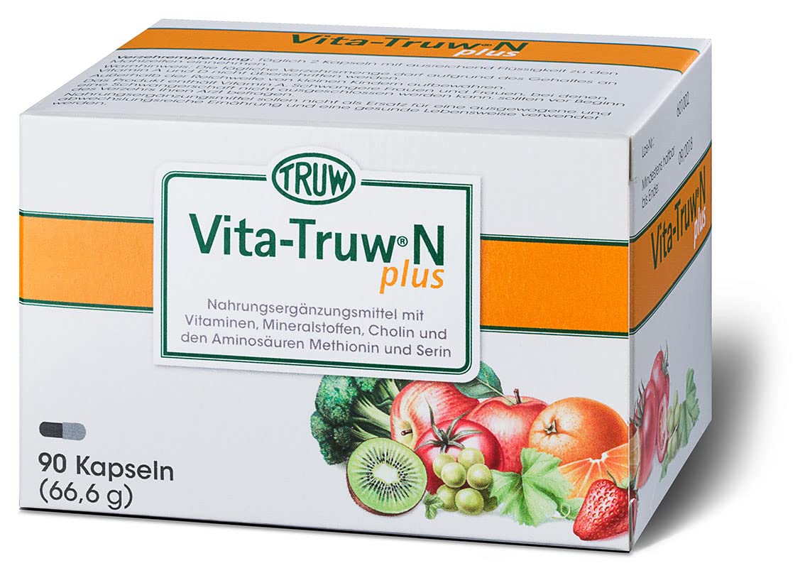 N Plus Multivitamin & Vital Substance Combination, 90 Capsules | Dietary supplements for vitality & well-being