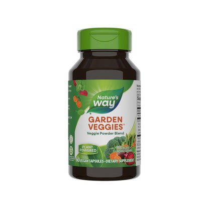 Nature's Way Garden Veggies, Veggie Powder Blend, 900 mg per 2-Capsule Serving, 60 Vegan Capsules (Packaging May Vary) Nature's WayBuy Supplements Australia