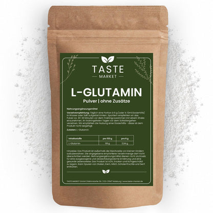 100 g L-Glutamine Powder Amino Acid Fitness and Muscle Building Vegan