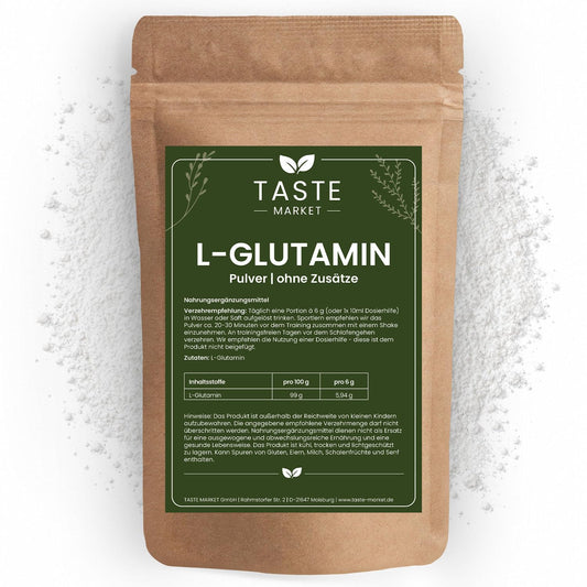 100 g L-Glutamine Powder Amino Acid Fitness and Muscle Building Vegan