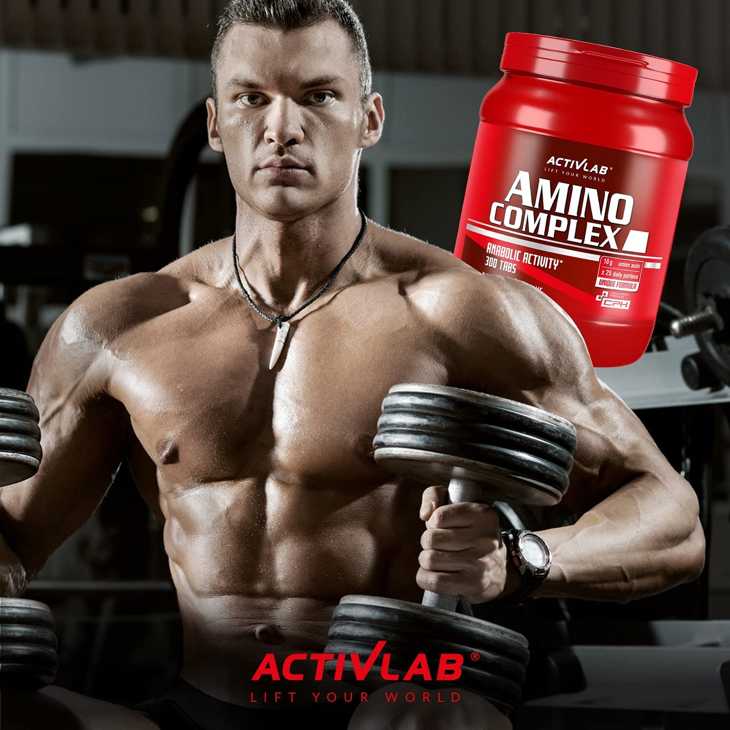 ACTIVLAB SPORT Amino Complex Supplement - Pack of 300 Chewable Tablets