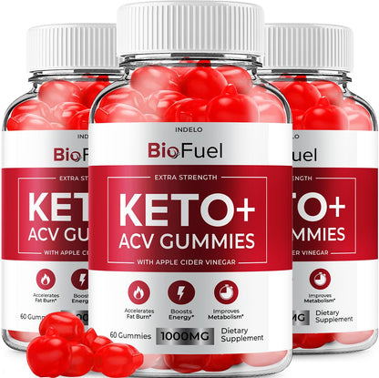 (3 Pack) Bio Fuel Keto ACV Gummies - Advanced Formula BioFuel Keto Plus ACV Gummies Apple Cider Vinegar Bio Fuel ACV, Weight Management Gummies Dietary Supplement Reviews Men Women (180 Gummies) IndeloBuy Supplements Australia