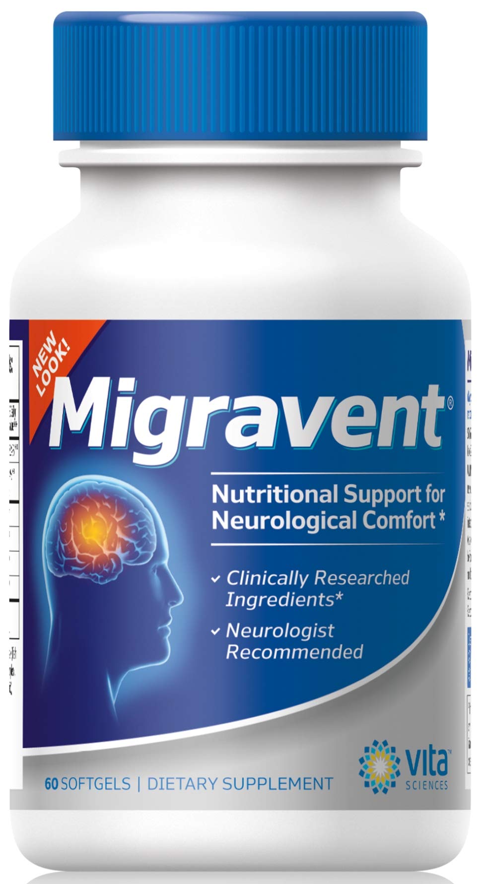 Vita Sciences Migravent – Advanced Nutritional Formula with Magnesium, CoQ10, Vitamin B2, and Butterbur for Brain and Circulatory Wellness – 60 Capsules Vita SciencesBuy Supplements Australia