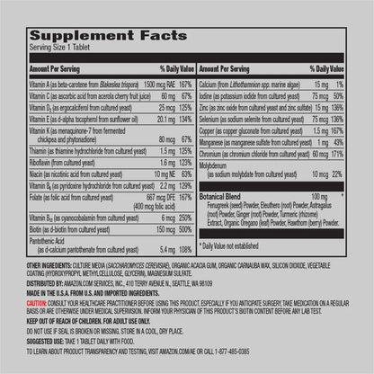 Amazon Elements Men's One Daily Multivitamin (65 Tablets) and Amazon Elements B Complex (65 Capsules) Amazon ElementsBuy Supplements Australia