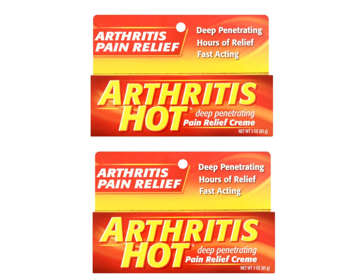 Arthritis Hot Pain Relief Creme 3 oz (Pack of 2) ChattemBuy Supplements Australia