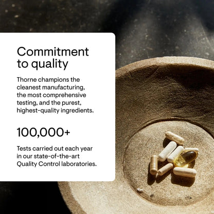 THORNE - Basic Nutrients 2/Day - Comprehensive Daily Multivitamin with Optimal Bioavailability - Vitamin & Mineral Formula - Gluten, Dairy & Soy-Free THORNE