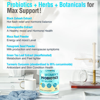 Dmeisy 120 Billion CFU Probiotic - Menopause Support Probiotics for Women, Natural Menopause DmeisyBuy Supplements Australia