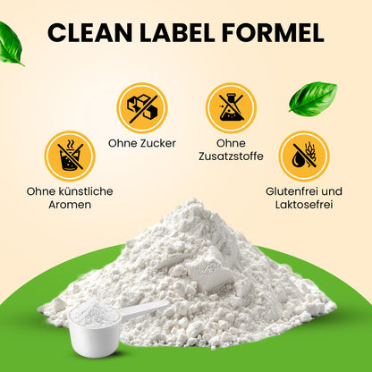 L-Glutamine Powder, 360 g, Pure Amino Acid Powder, 60 Servings, Tasteless, Premium Quality, Includes Dosing Spoon