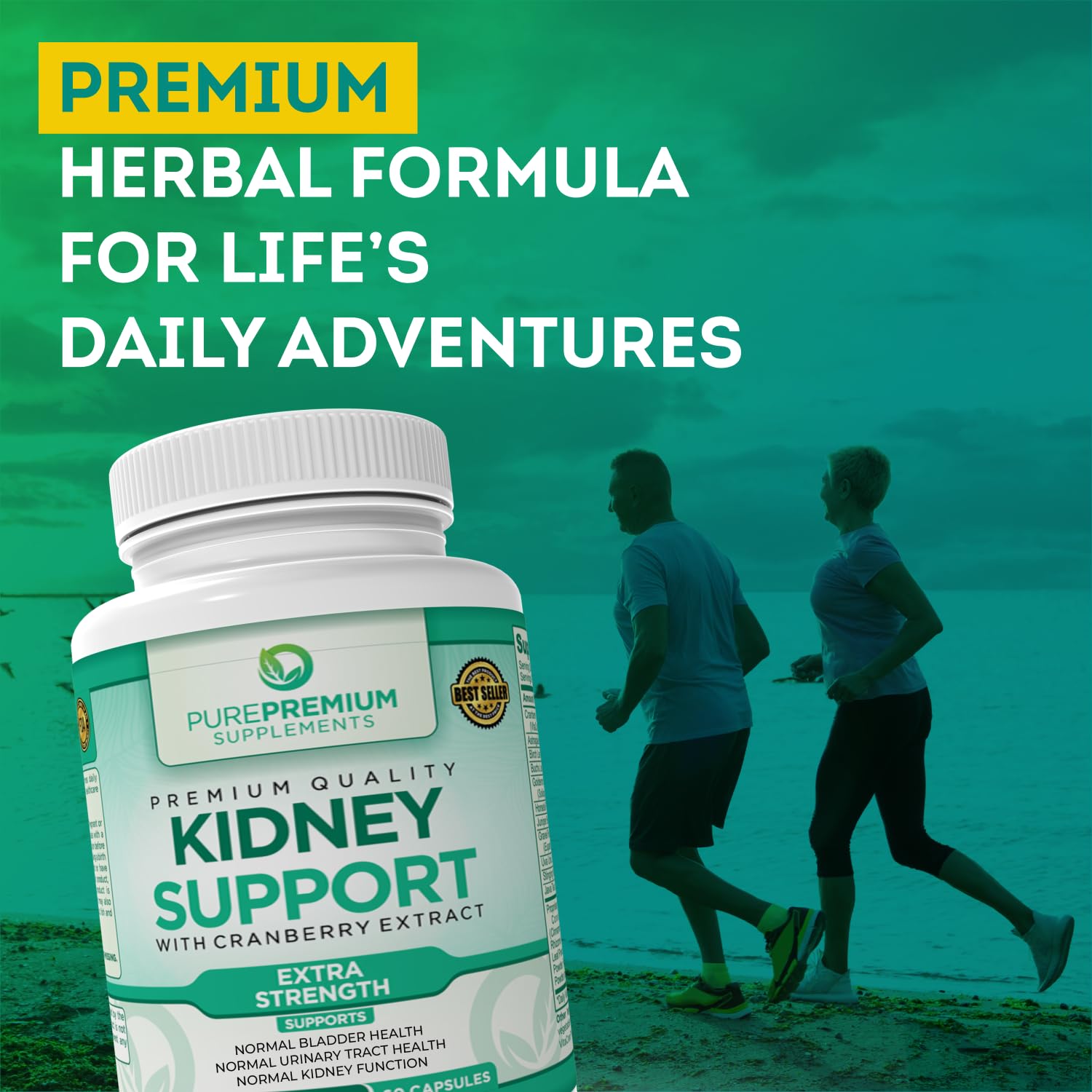 PurePremium Kidney Support Supplement with Cranberry Extract - Kidney Cleanse, Detox PurePremium SupplementsBuy Supplements Australia