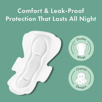 Rael Pads for Women, Organic Cotton Cover - Period Pads with Wings, Sanitary Napkins, Heavy RaelBuy Supplements Australia